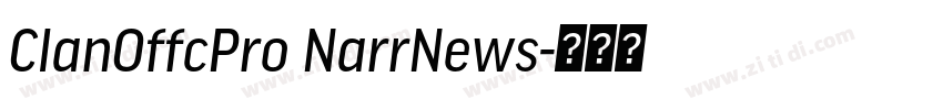 ClanOffcPro NarrNews字体转换